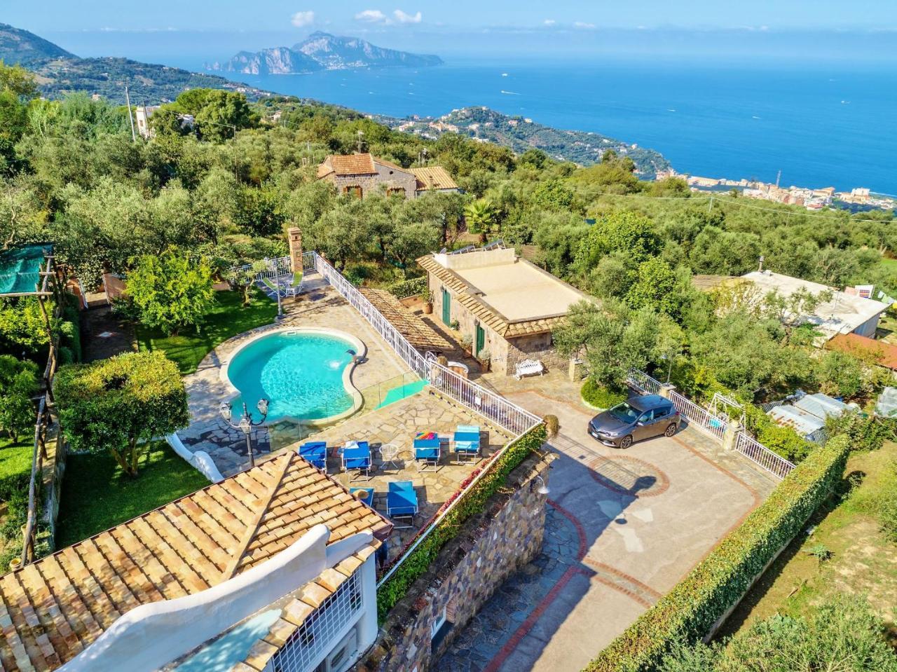 Villa Marika - Private Heated Pool Massa Lubrense Zewnętrze zdjęcie